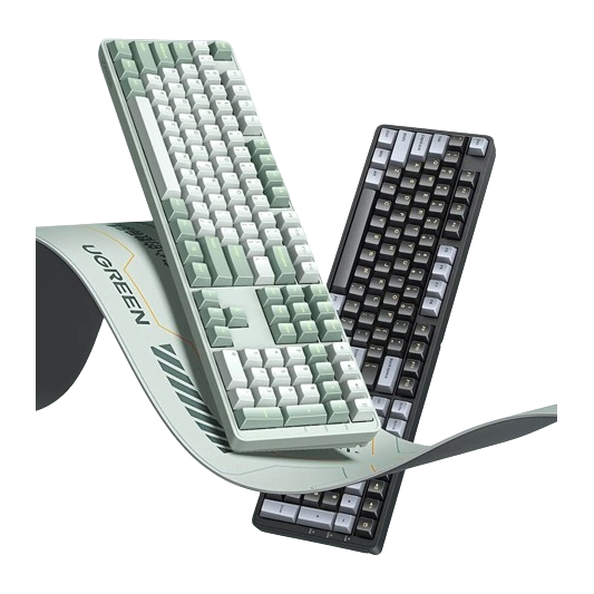Gaming Accessories Keyboards - UGREEN キーボード メカニカル有線ゲーミングキーボード デスクトップラップトップ用 108 PBT