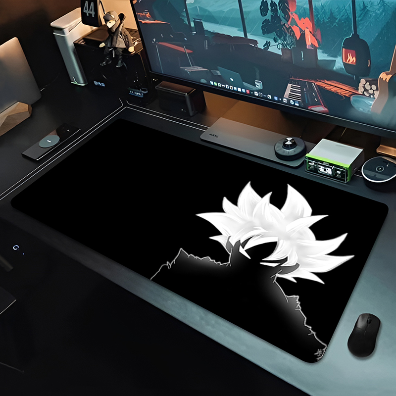 Gaming Accessories Keyboards - DBZ ブラックアニメマウスパッドドラゴンボール大型 PC コンピュータデスクマット抗摩耗ゲーミングマウスパッドキーボードゲーマーアクセサリーテーブルパッド