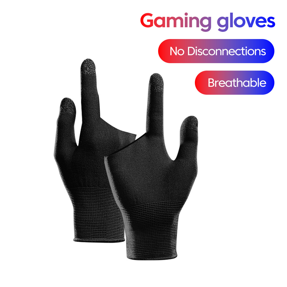Gaming Accessories For Mobile - 2/5 指ゲーミンググローブ ゲーマー向け通気性あり 傷防止モバイルゲーミングタッチグローブ ゲームアクセサリー 快適な汗防止