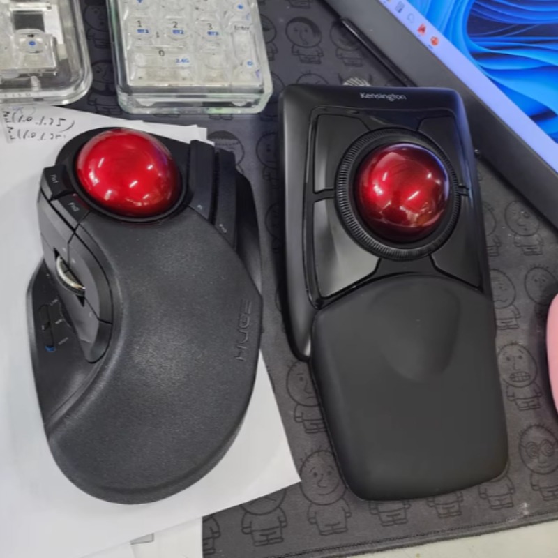 Gaming Accessories Drawing - 新しい 3D 有線トラックボールマウスマクロプログラム可能な人間工学に基づいた CAD 描画 3D