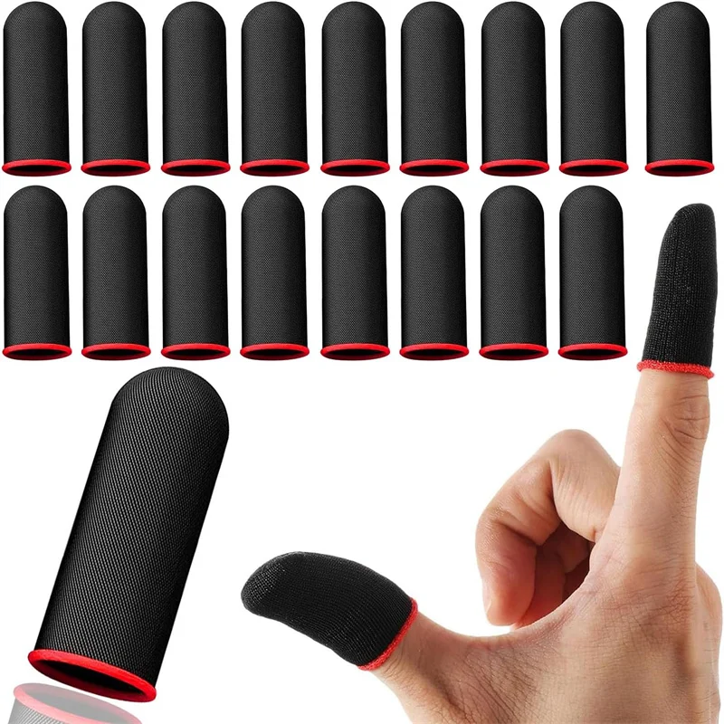 Gaming Hand Accessories - 20 個電話ゲーム指スリーブゲームハンドコントローラー手袋抗汗通気性シームレスタッチスクリーン指カバー