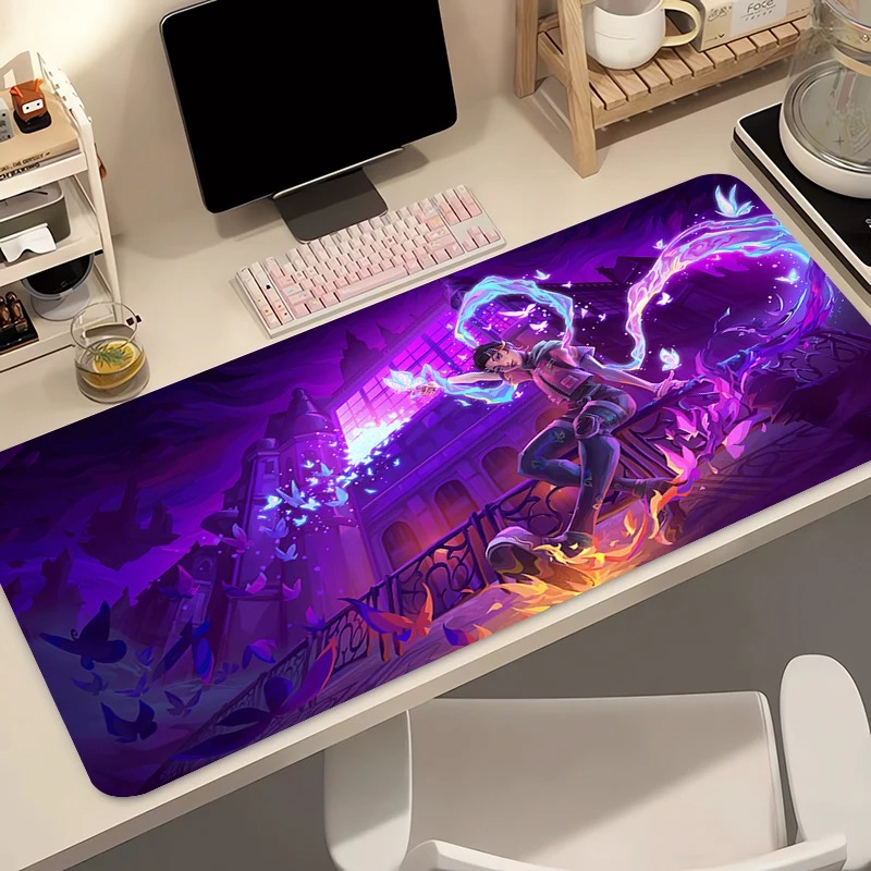 Gaming Accessories Keyboards - マウスパッドゲーマーコンピュータアニメ PC Valorant Clove マウスパッド Varmilo