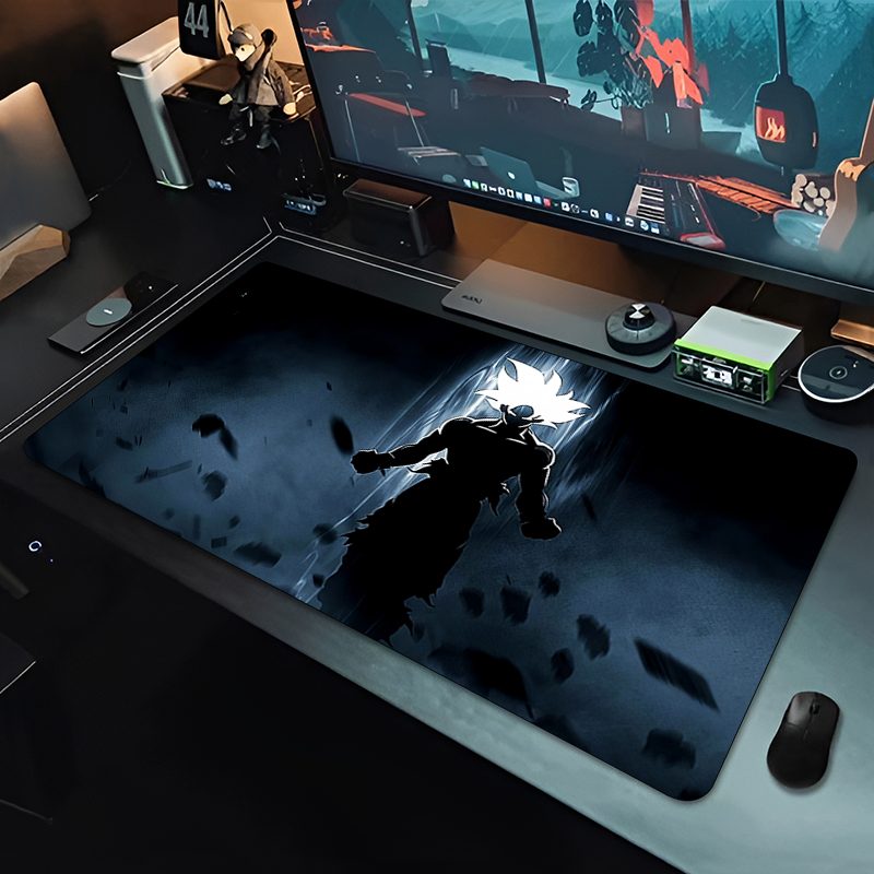 DBZ ブラックアニメマウスパッドドラゴンボール大型 PC  - Gaming Accessories Keyboards のレビューと価格