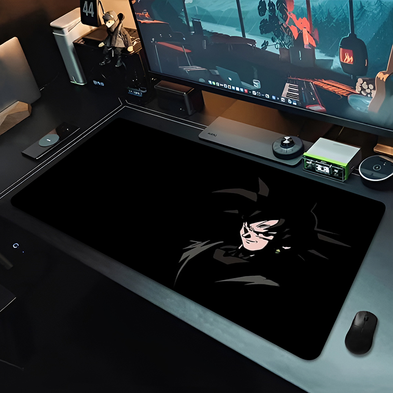 DBZ ブラックアニメマウスパッドドラゴンボール大型 PC  - Gaming Accessories Keyboards のレビューと価格