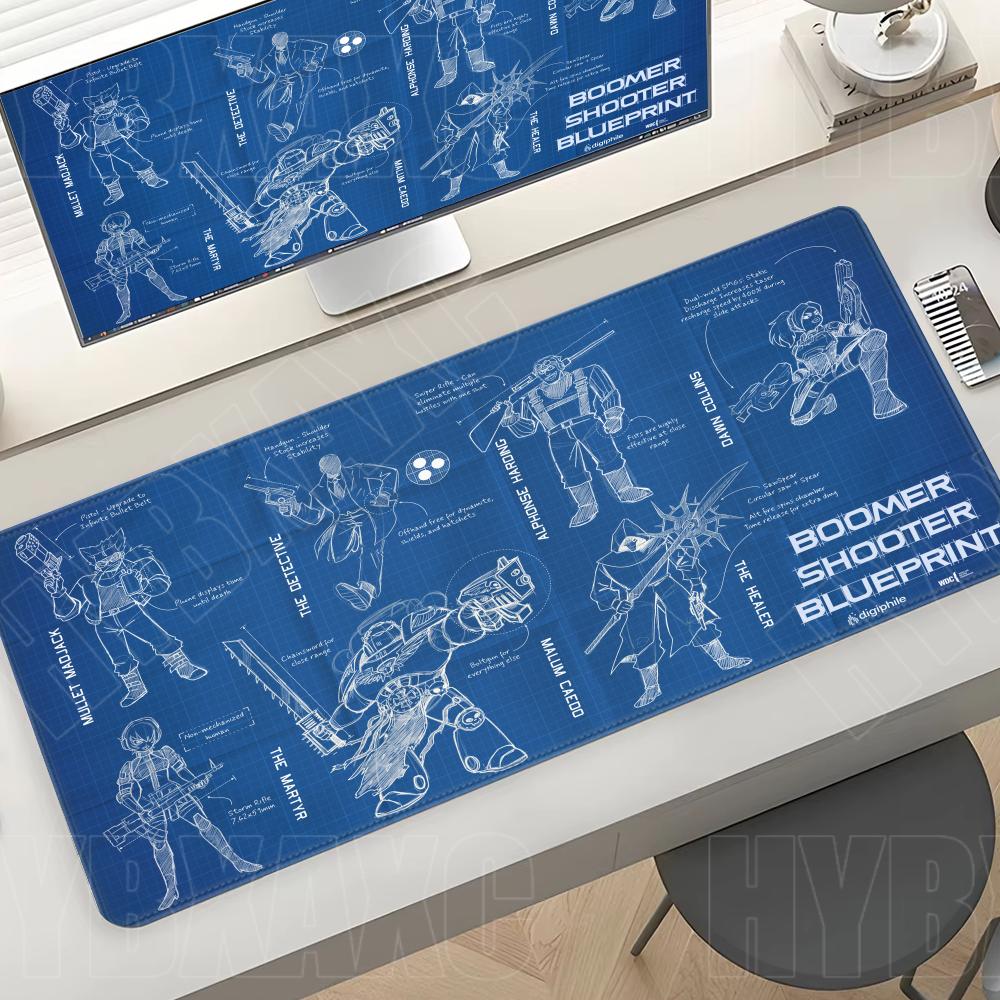 黒大型マウスパッドエンジニア機械図面マウスパッド HD XX - Gaming Accessories Drawing のレビューと価格
