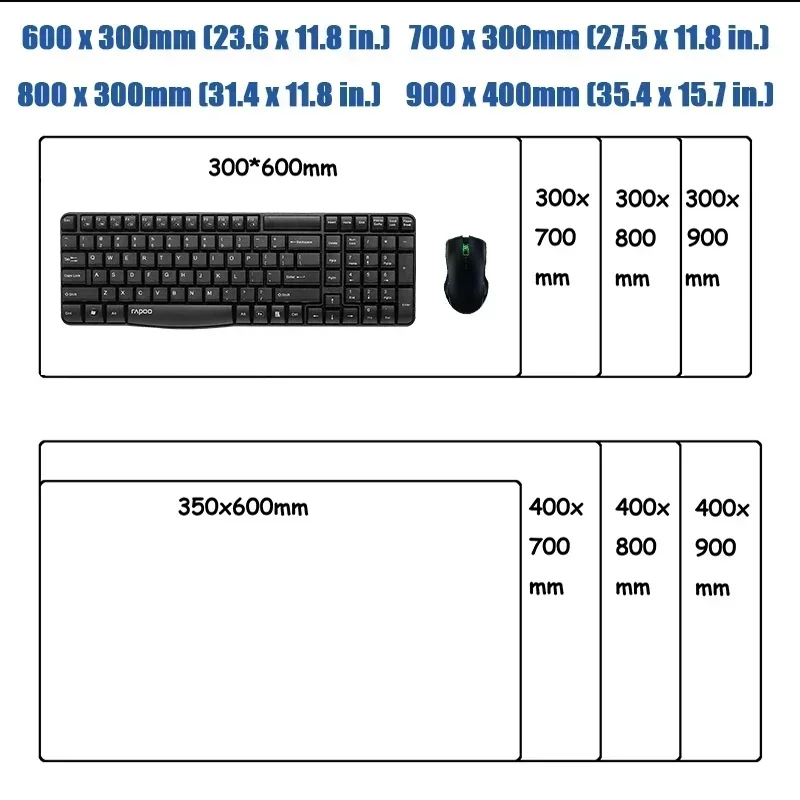 Mairuige XXL DIYアニメマウスパッド 拡張パッ - Gaming Mouse Pad Xl のレビューと価格