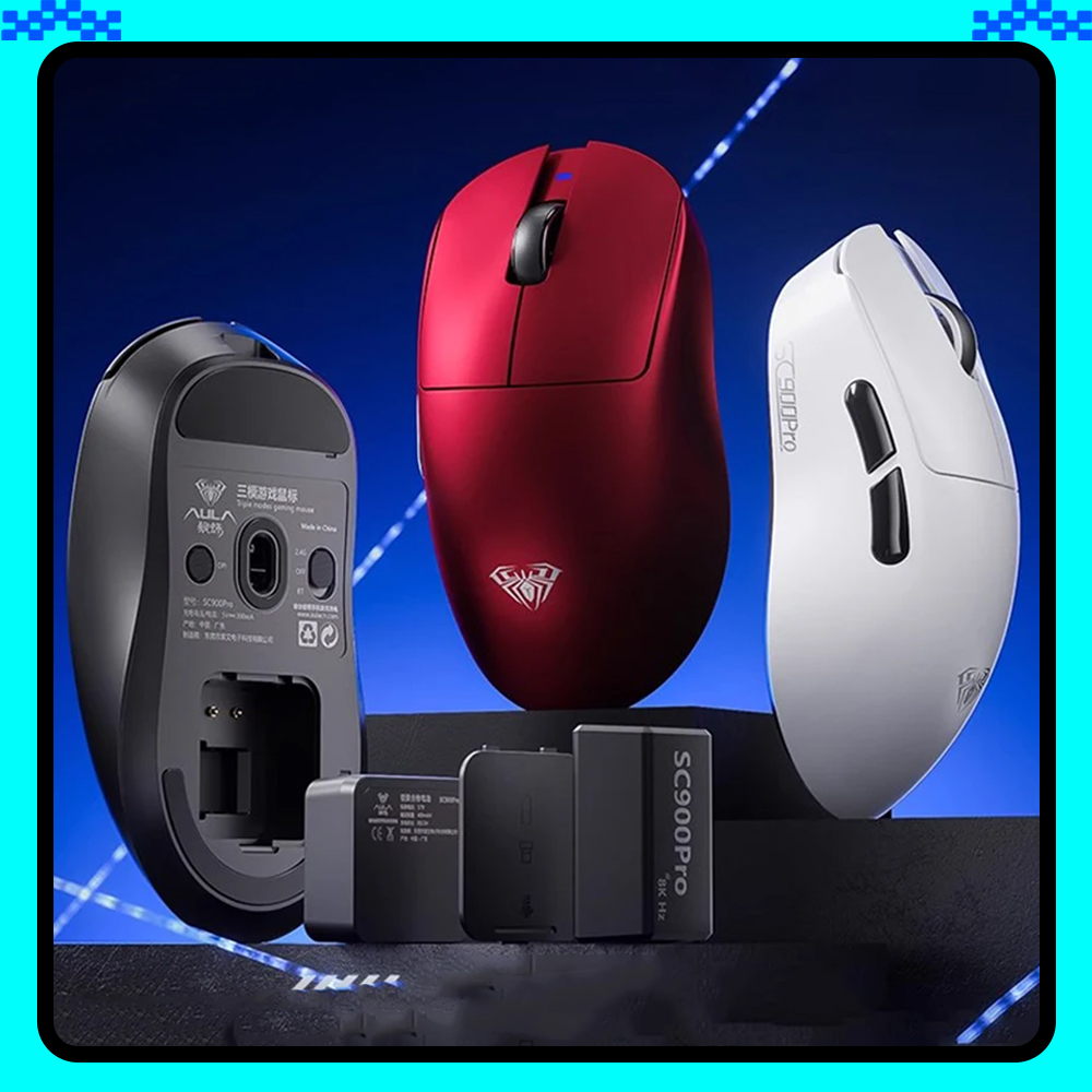 AULA SC900 マウスマウス Paw3950 トライモ - Gaming Accessories Gamer のレビューと価格