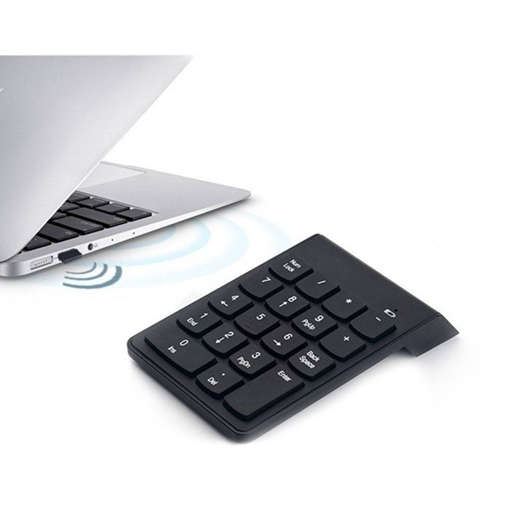 2.4GHz ミニワイヤレス数値キーボード ナンプッド 18 - Keyboard Numpad Separate のレビューと価格