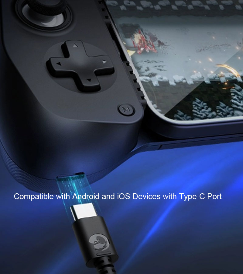 X5LType-C伸縮式モバイルゲームコントローラー ホール - Gaming Accessories For Mobile のレビューと価格