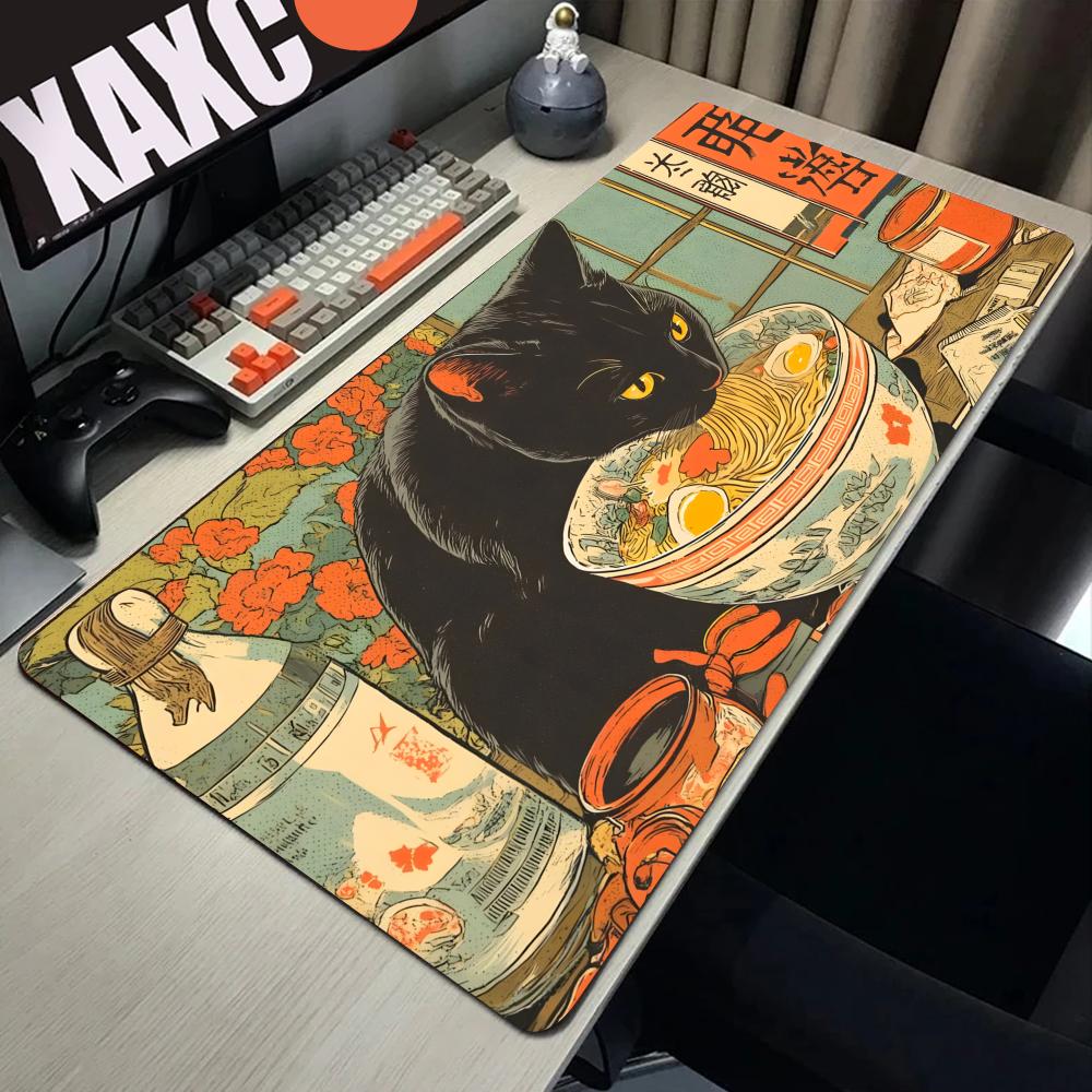 HYBXAXC 黒猫はラーメンを食べるのが大好きショップマウ - Gaming Accessories Shop のレビューと価格
